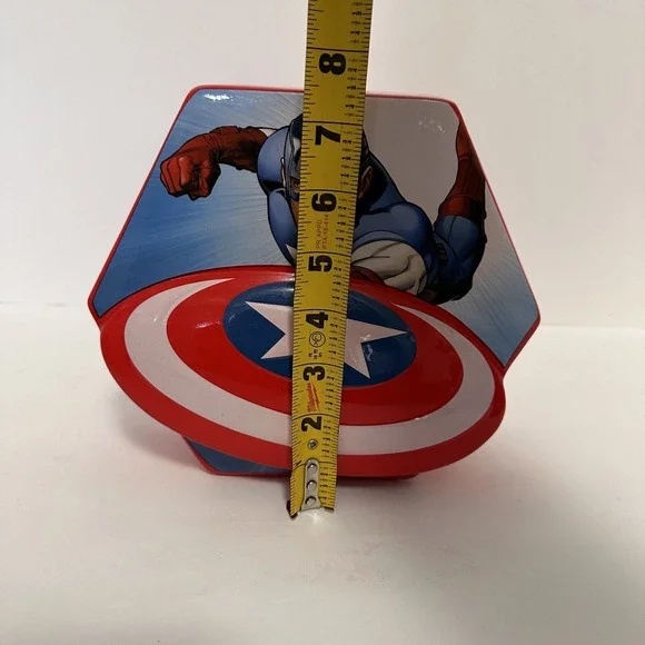Marvel Captain America Shield Ceramic Coin Bank Kids Collectible‎ Avengers - Picture 7 of 7